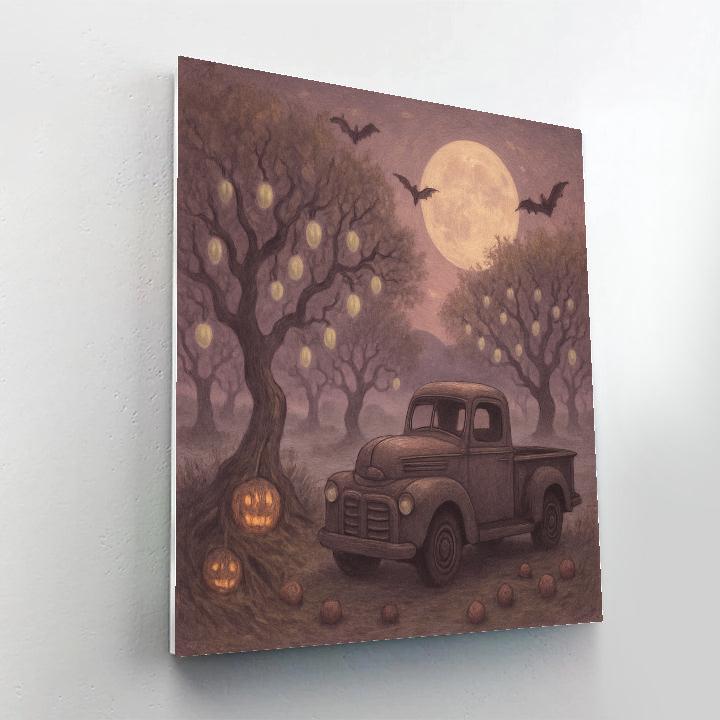 Phantom Orchard Drive Painting by numbers kit
