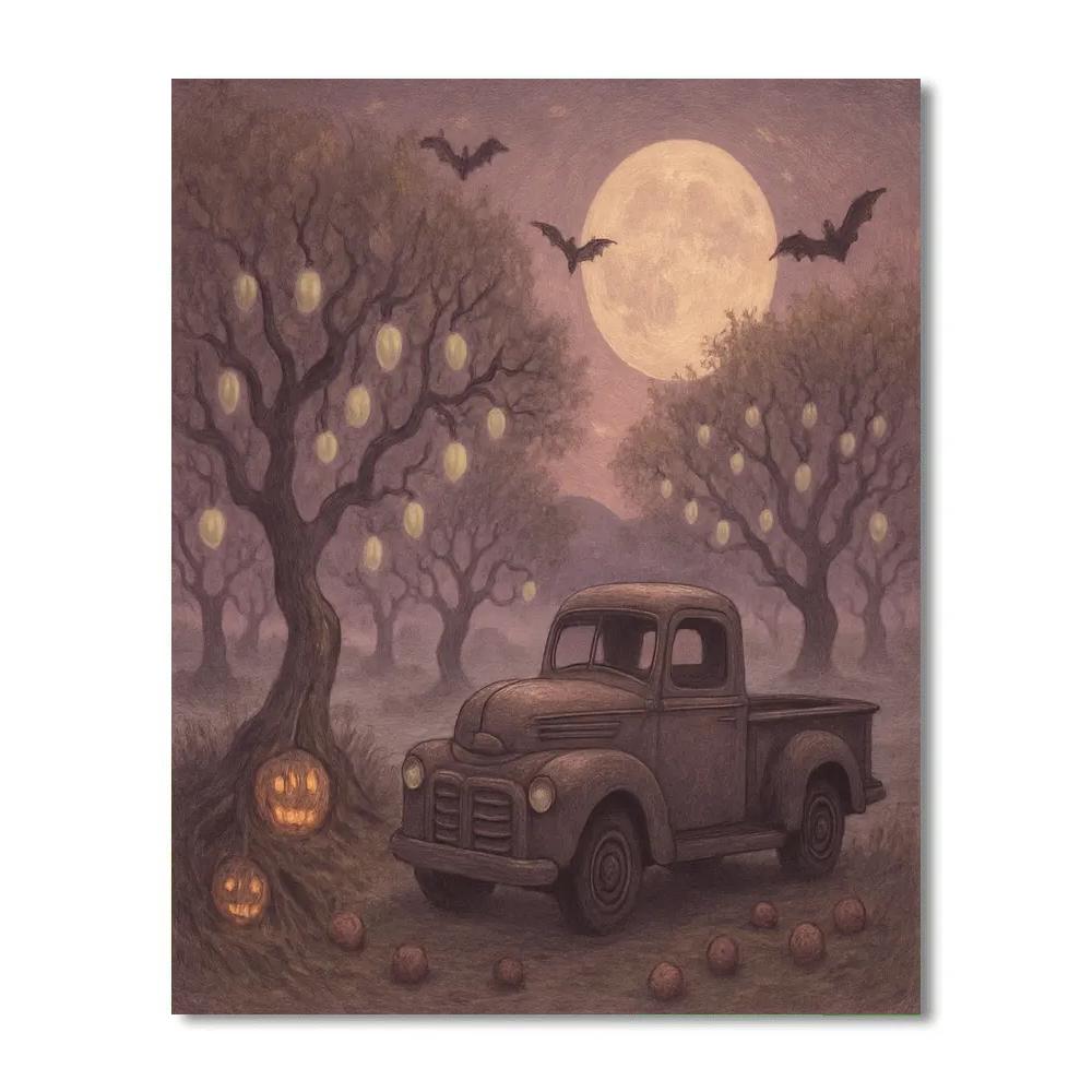Phantom Orchard Drive Painting by numbers kit