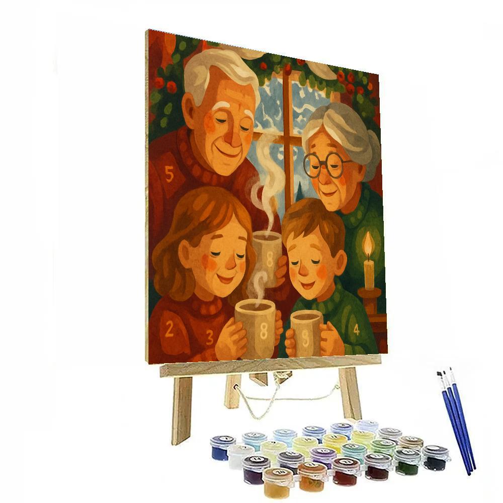 Cocoa By The Garland Paint by numbers art
