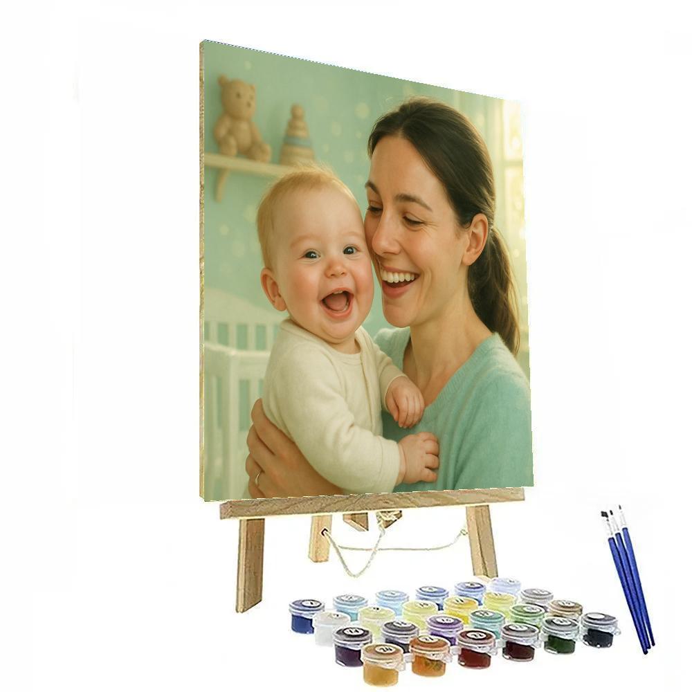 First Tooth Milestone Smile Paint by numbers kits