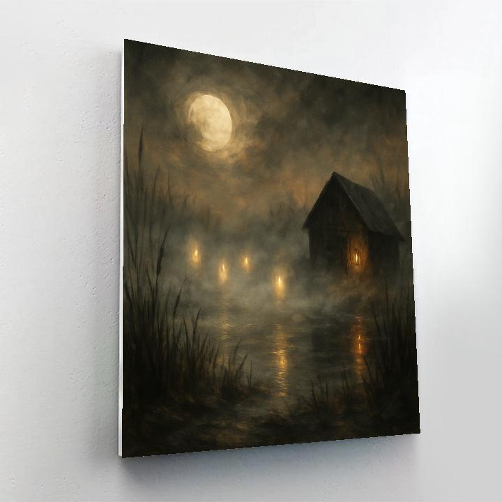 Ghostlight Over Fen paint by numbers