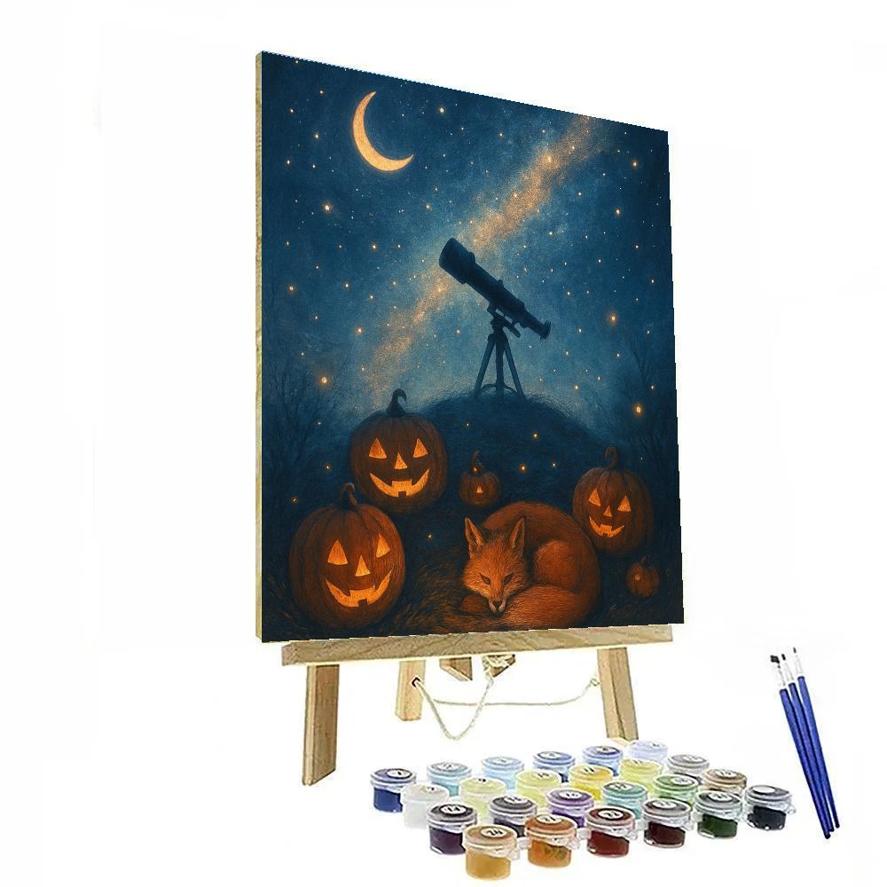Stargazers Pumpkin Moor DIY paint by numbers
