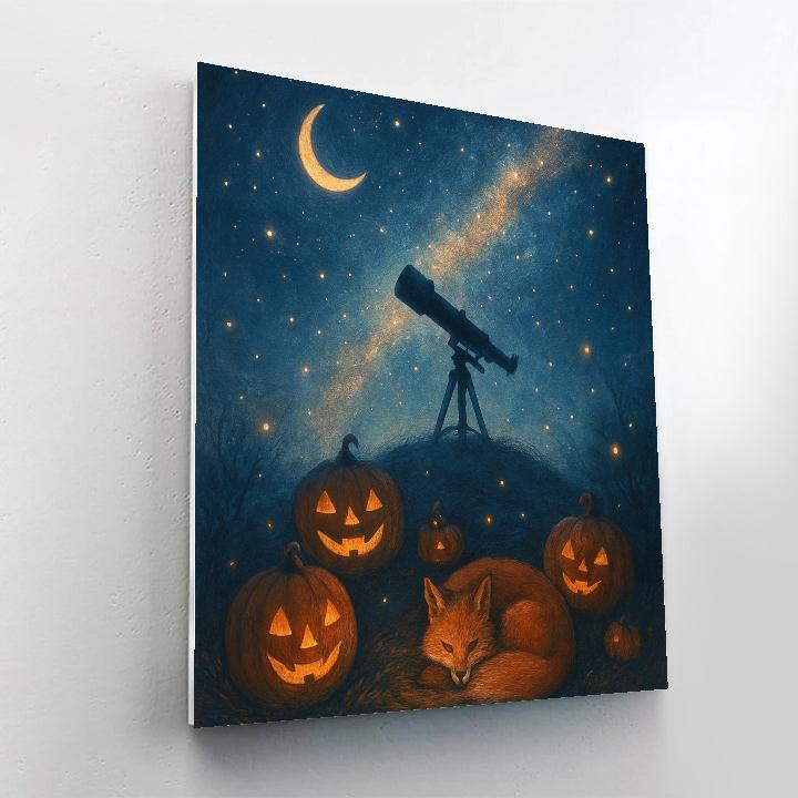 Stargazers Pumpkin Moor DIY paint by numbers