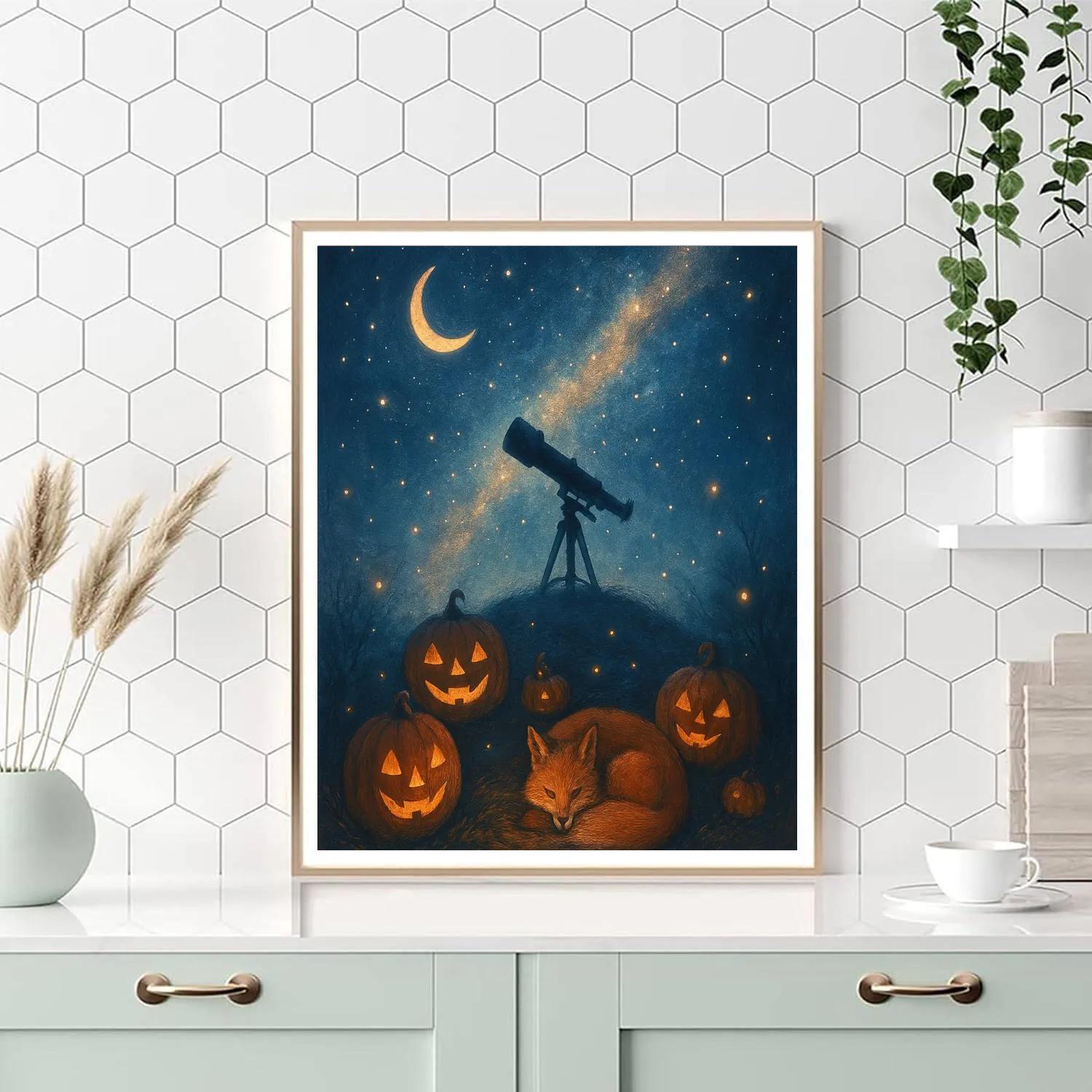 Stargazers Pumpkin Moor DIY paint by numbers
