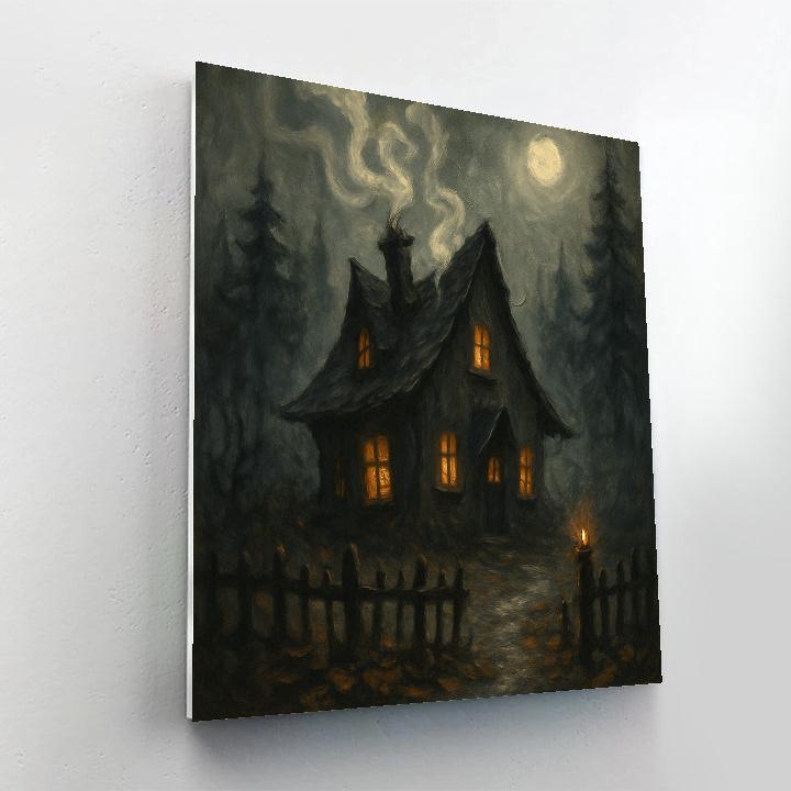 Foghouse On Hollow Lane Paint by numbers art