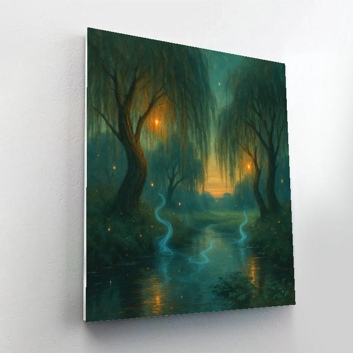 Whispering Willow Way painting number kit