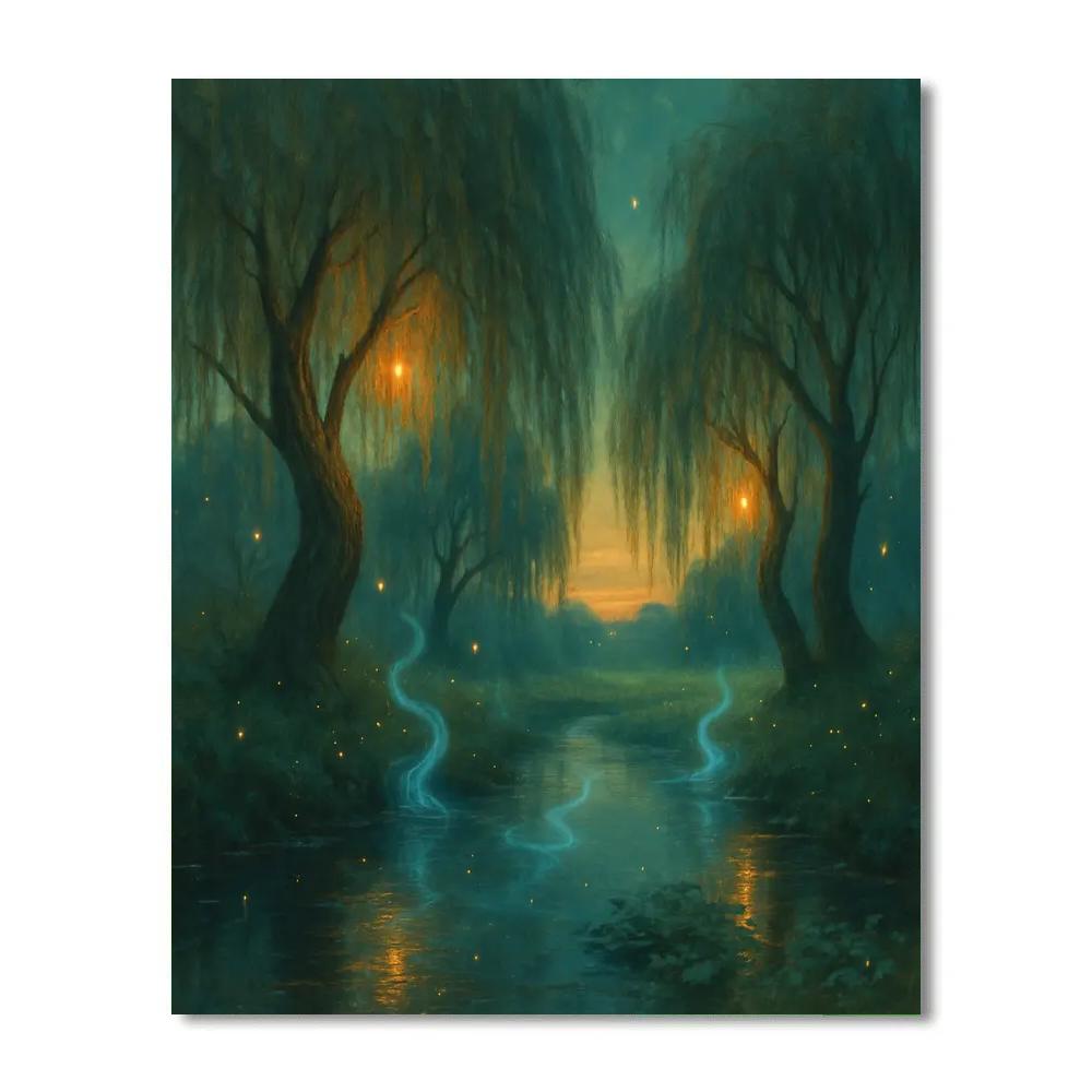 Whispering Willow Way painting number kit