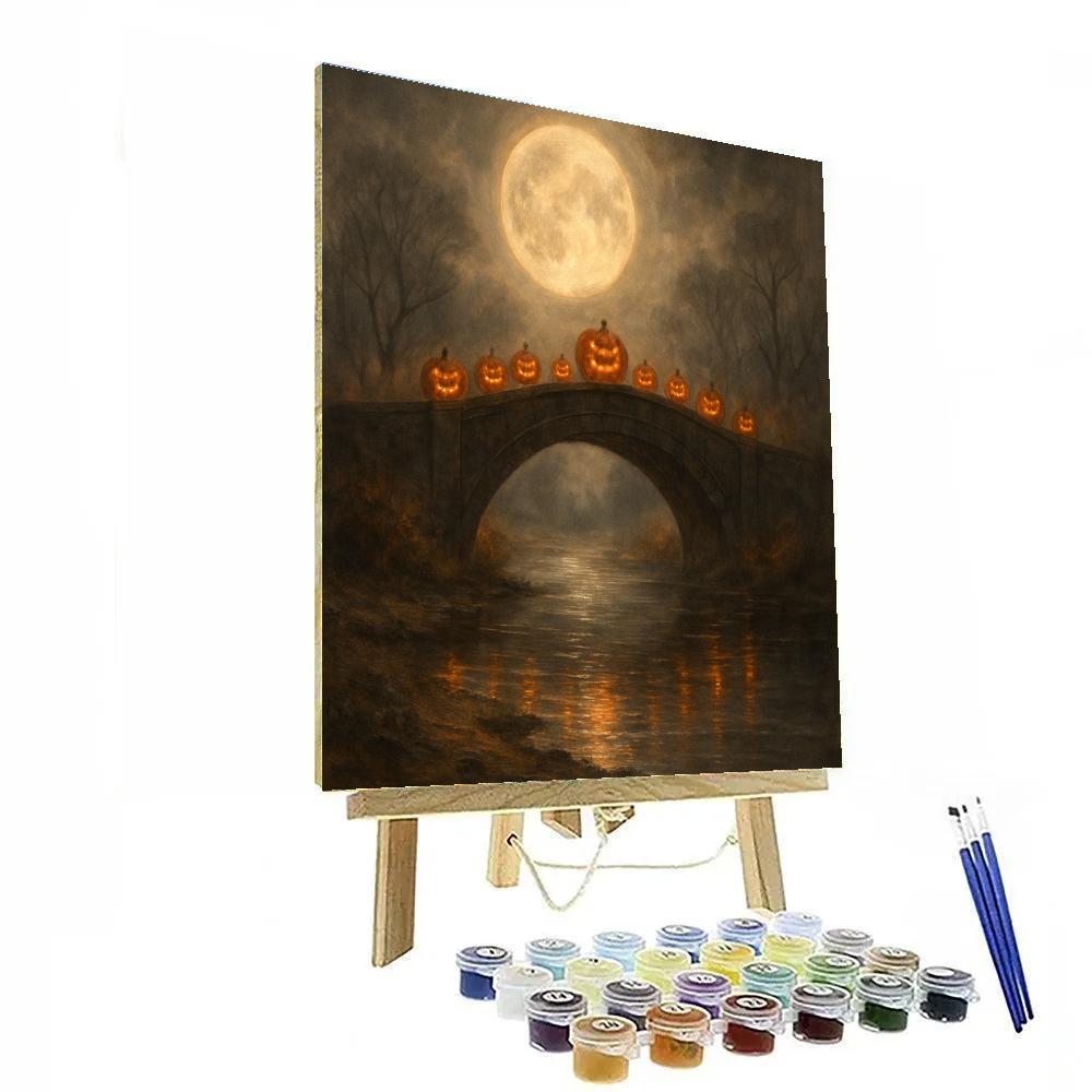 Moonbridge Pumpkin Crossing Painting by numbers kit