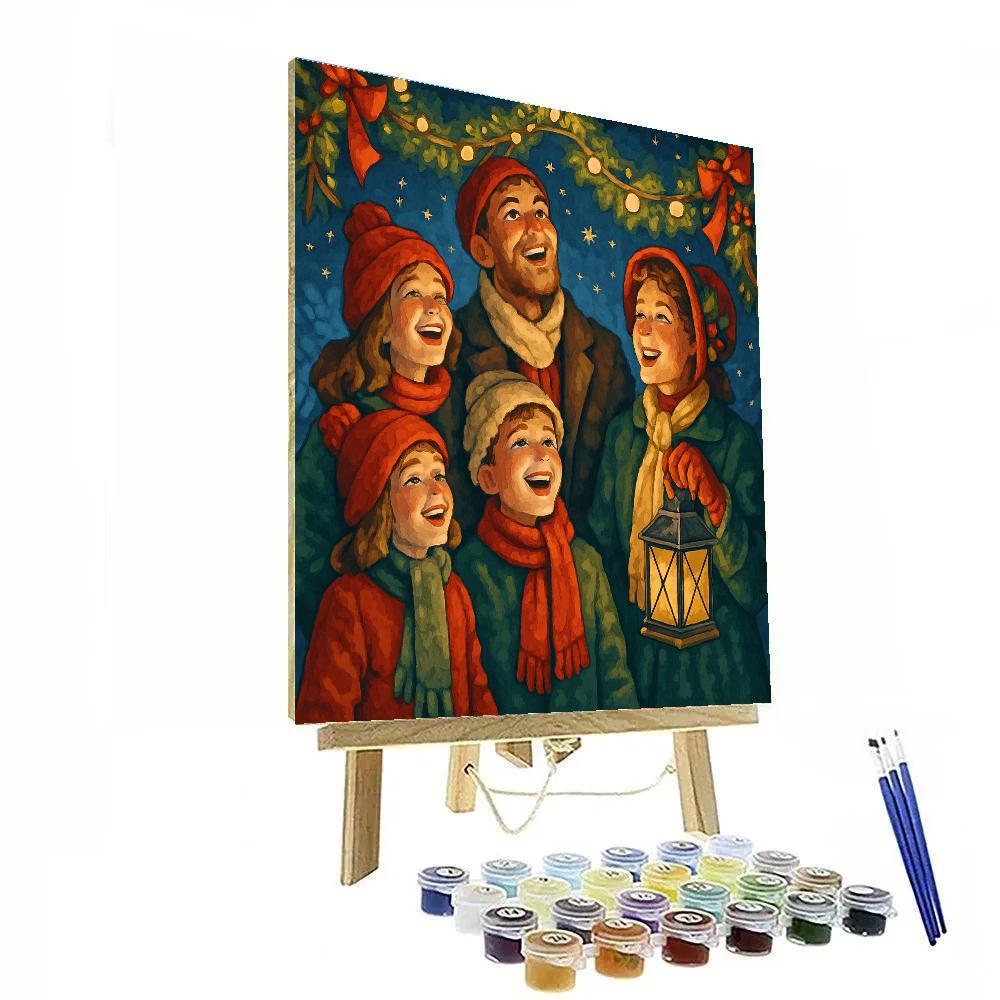 Starry Eve Celebration DIY paint by numbers
