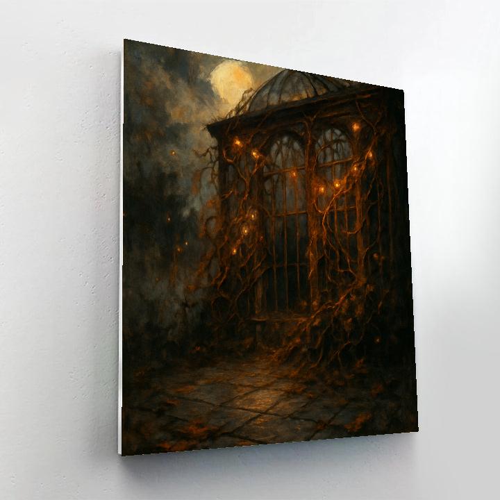 Bonevine Terrace Number painting