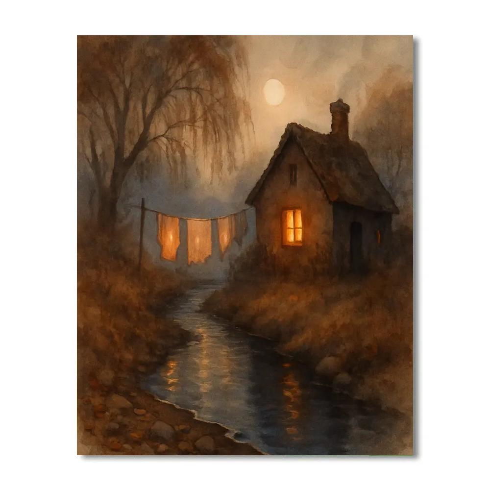 Sundown At Widows Creek Paint by numbers kits