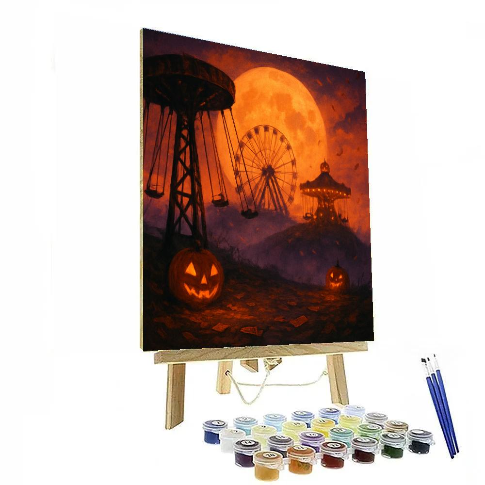 The Lantern Carnival Ridge paint by number