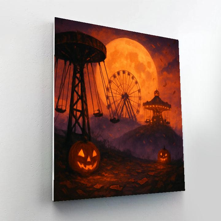 The Lantern Carnival Ridge paint by number