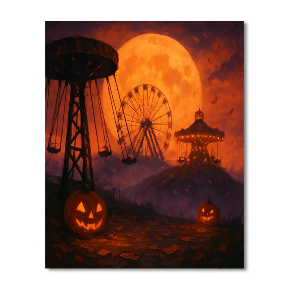The Lantern Carnival Ridge paint by number