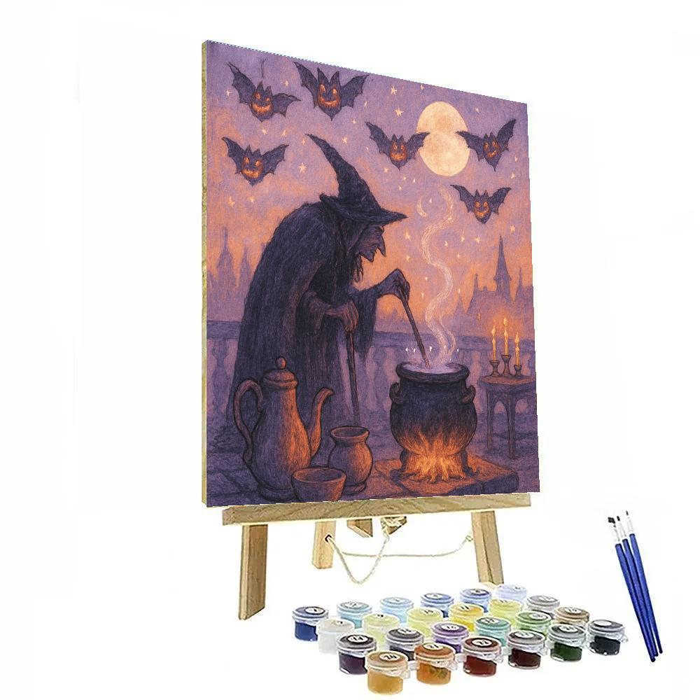 Crones Tea Terrace Number painting