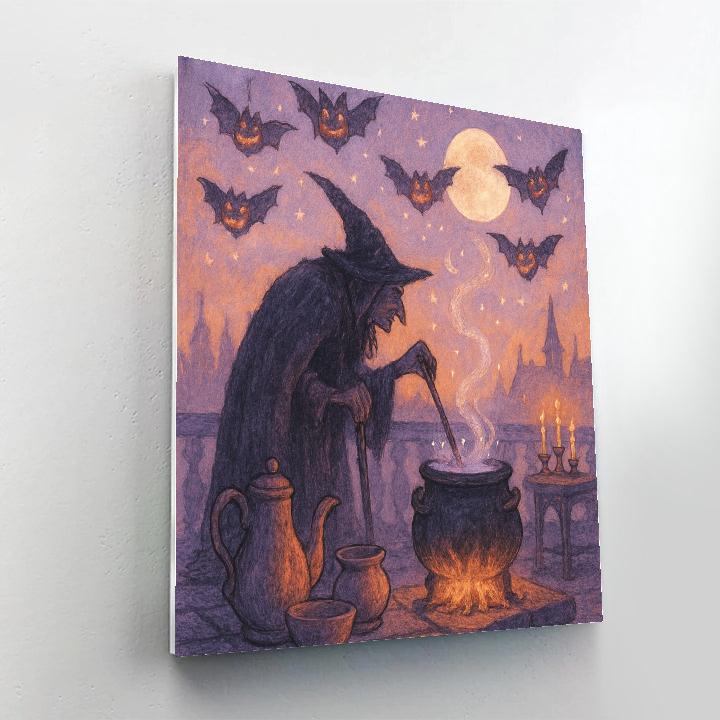 Crones Tea Terrace Number painting