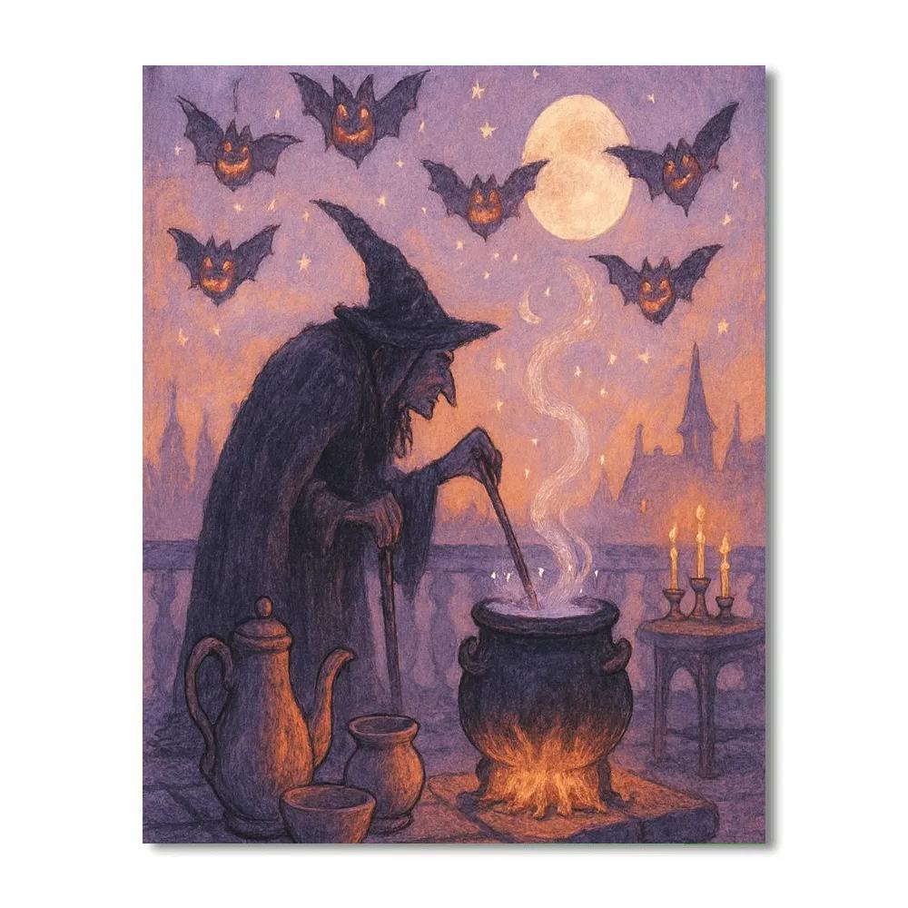 Crones Tea Terrace Number painting