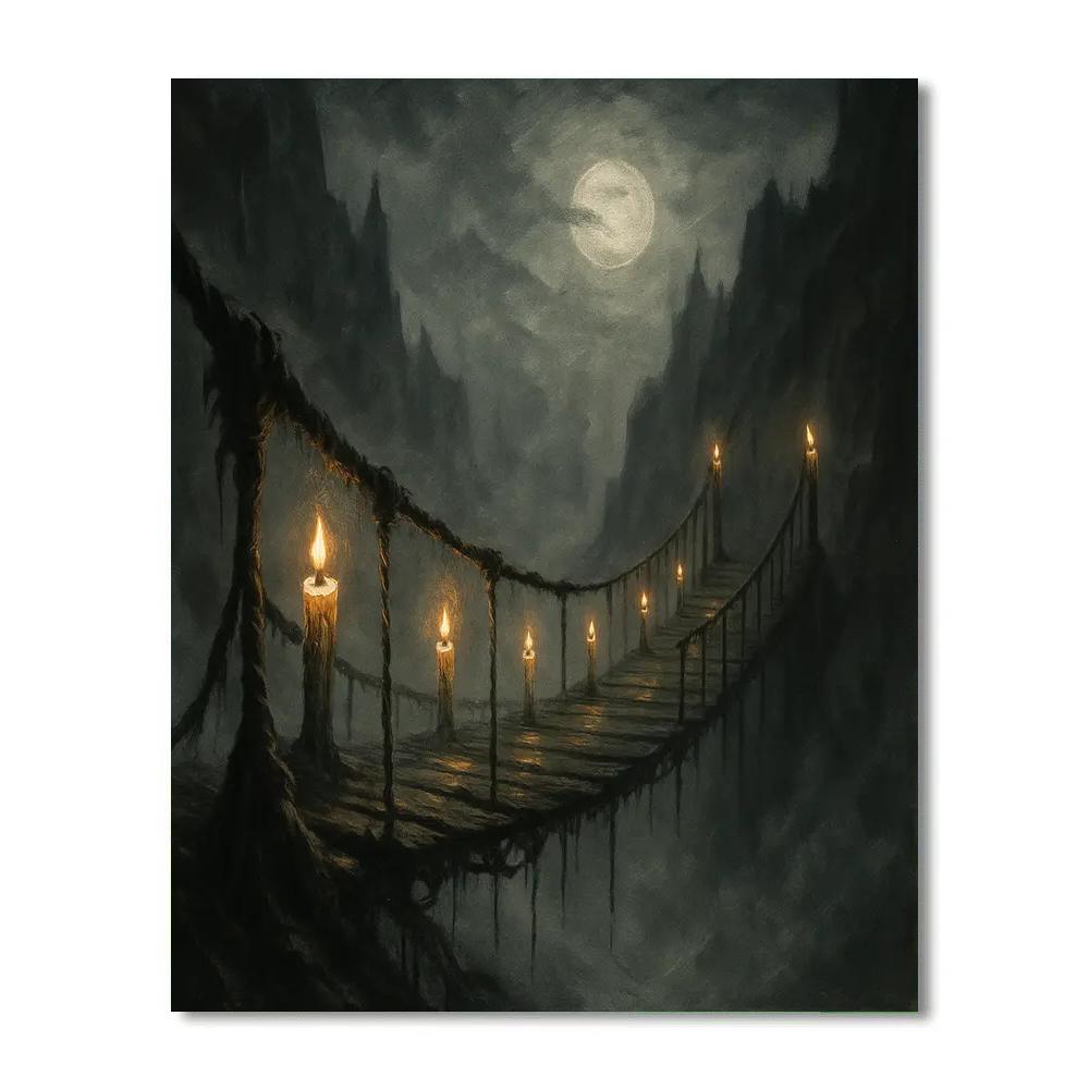 Gossamer Bridge Of Wicks Paint by numbers art