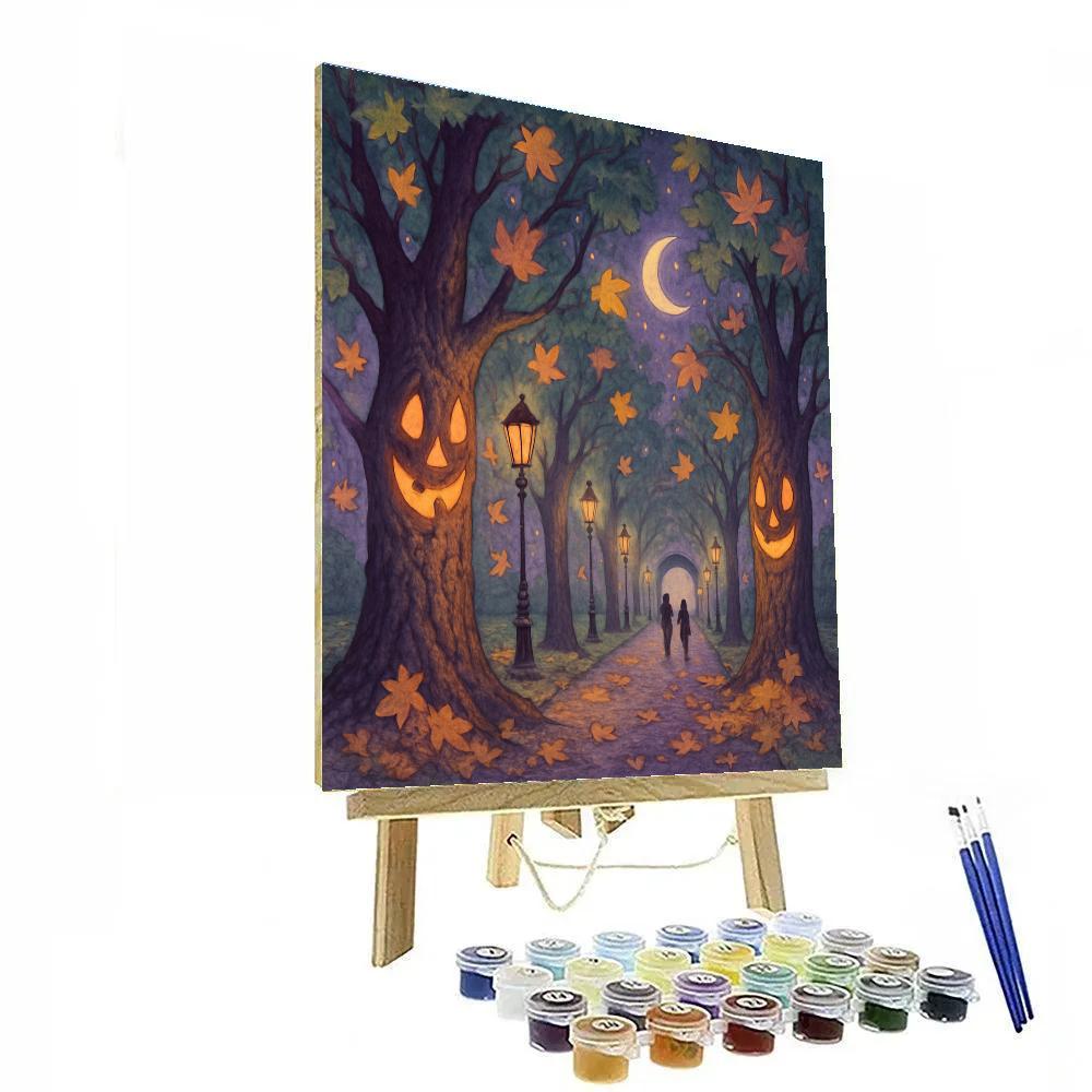 Maple Spirits Boulevard paint by numbers