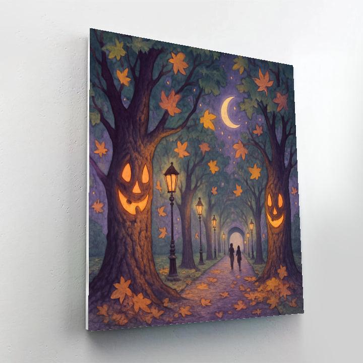 Maple Spirits Boulevard paint by numbers