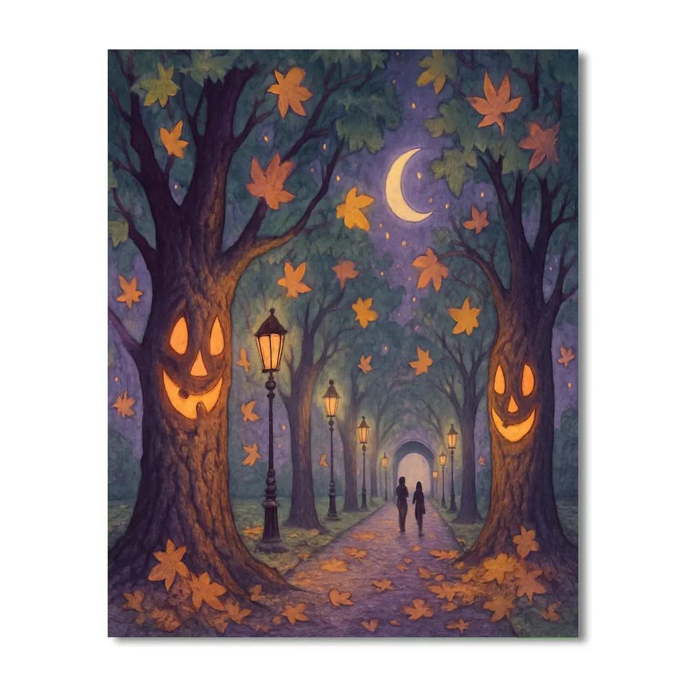Maple Spirits Boulevard paint by numbers