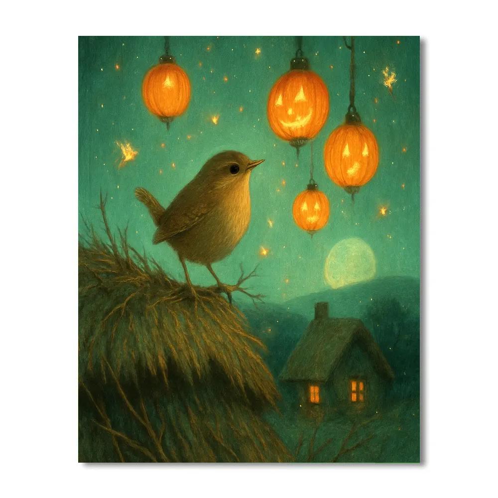 Lanterns Of The Wren Paint by numbers art