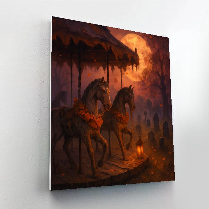 Graveyard Carousel Painting by numbers kit