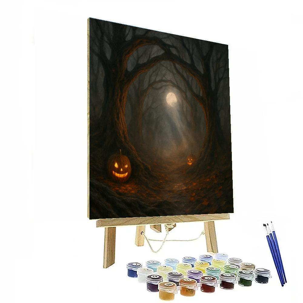 Tanglewood Hollow Lane Paint by numbers art