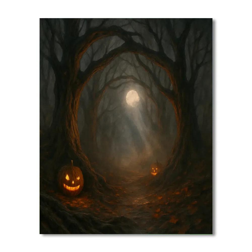 Tanglewood Hollow Lane Paint by numbers art