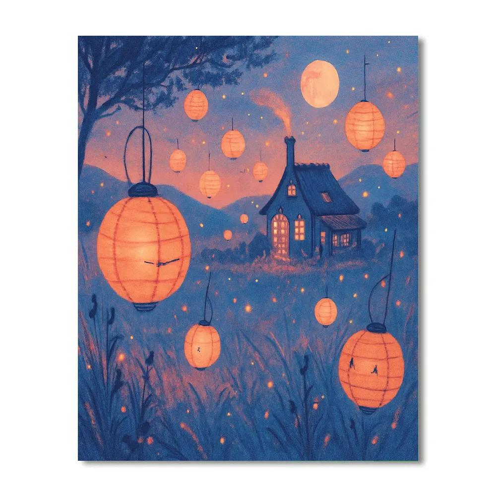 The Lanternmakers Meadow Number painting