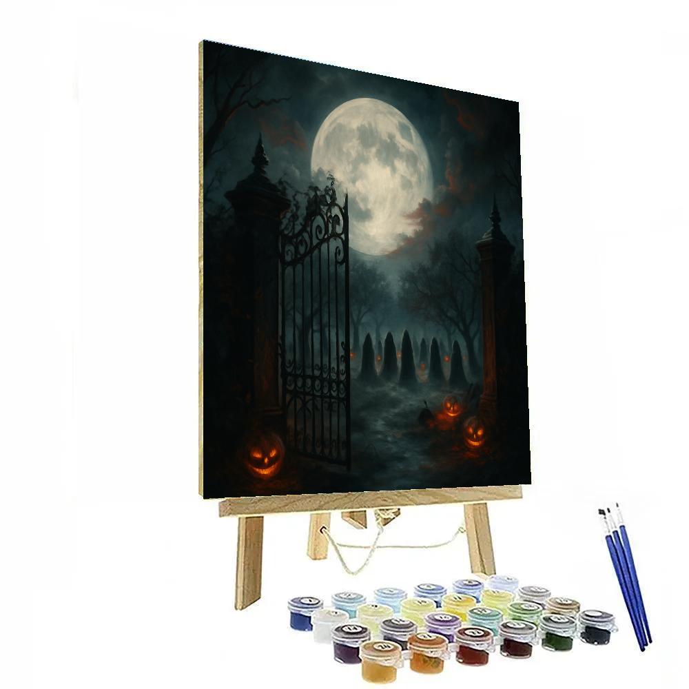 Witching Hour Orchard Gate DIY paint by numbers