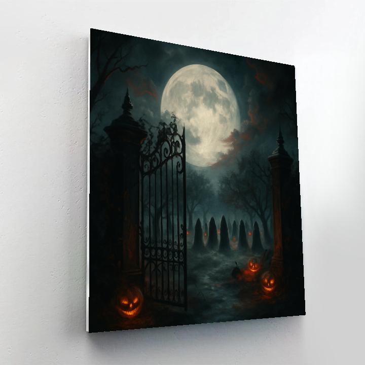 Witching Hour Orchard Gate DIY paint by numbers