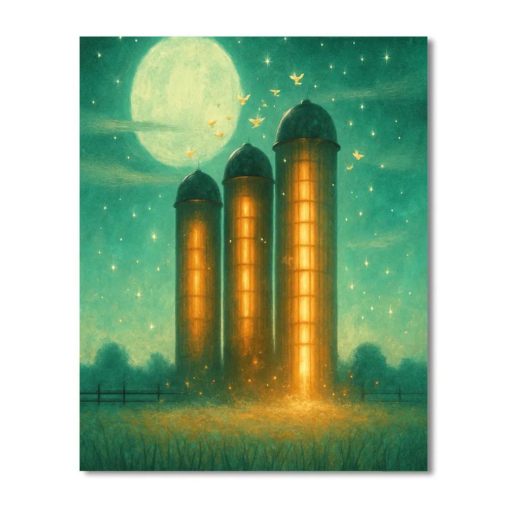 The Midnight Silo Choir Paint by numbers kits