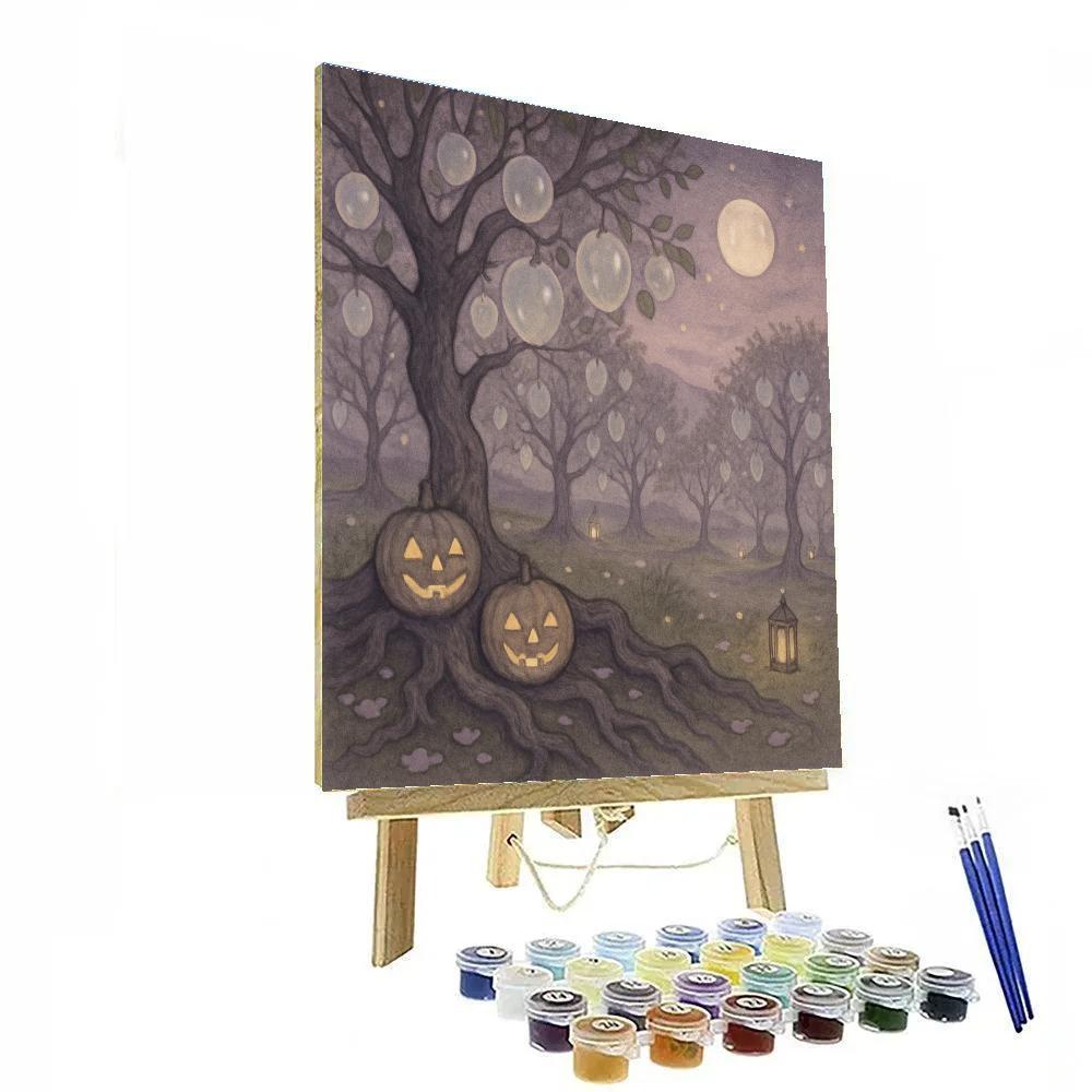Spectral Orchard Twilight painting number kit