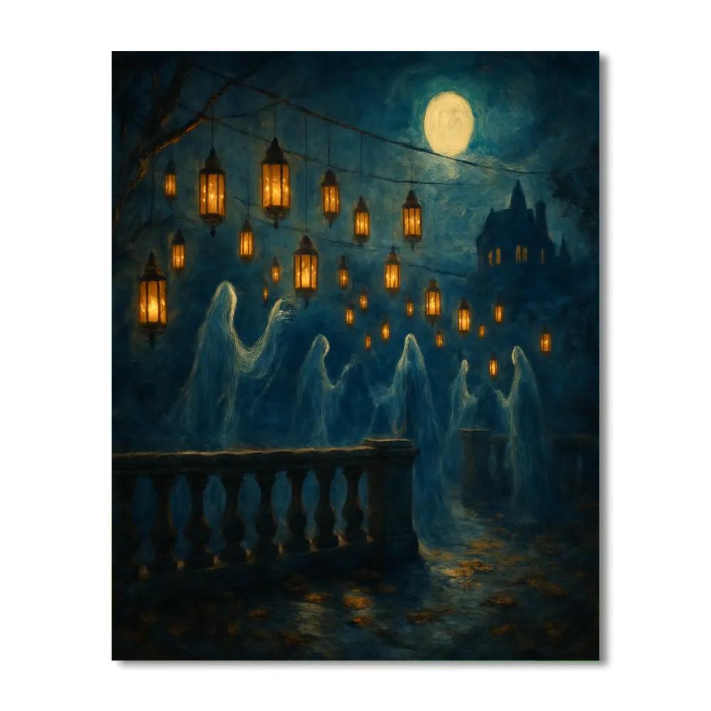 Spectral Lantern Terrace paint by numbers