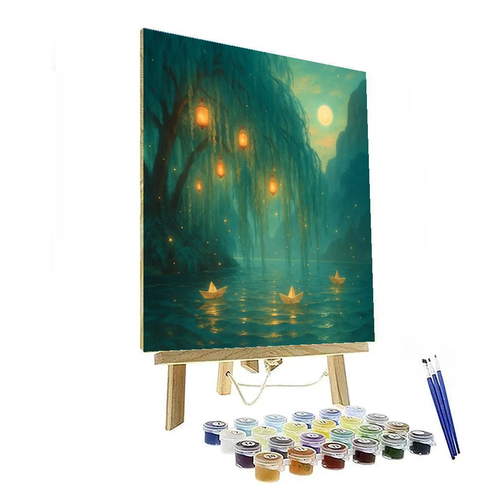 Willow Lantern Cove DIY paint by numbers