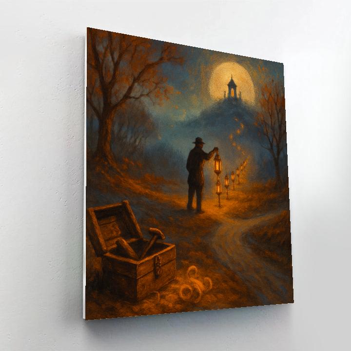 The Lanternwrights Crossroads painting number kit