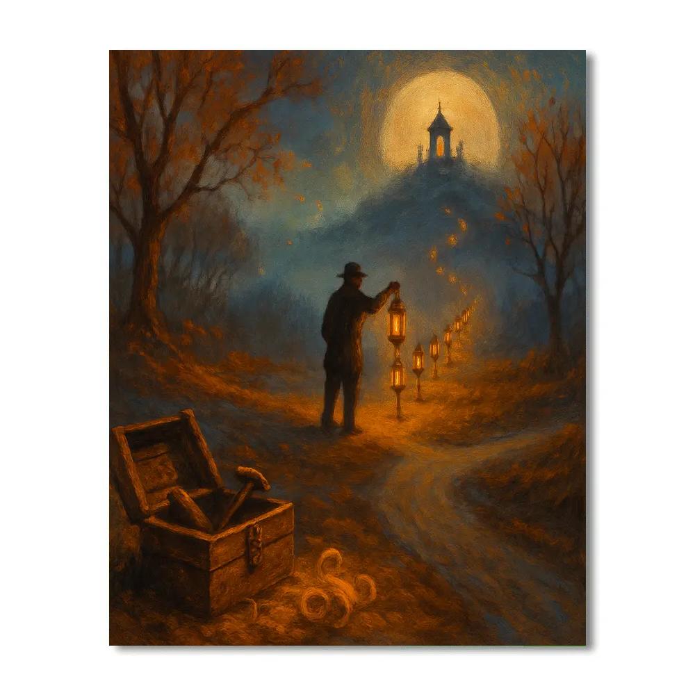 The Lanternwrights Crossroads painting number kit