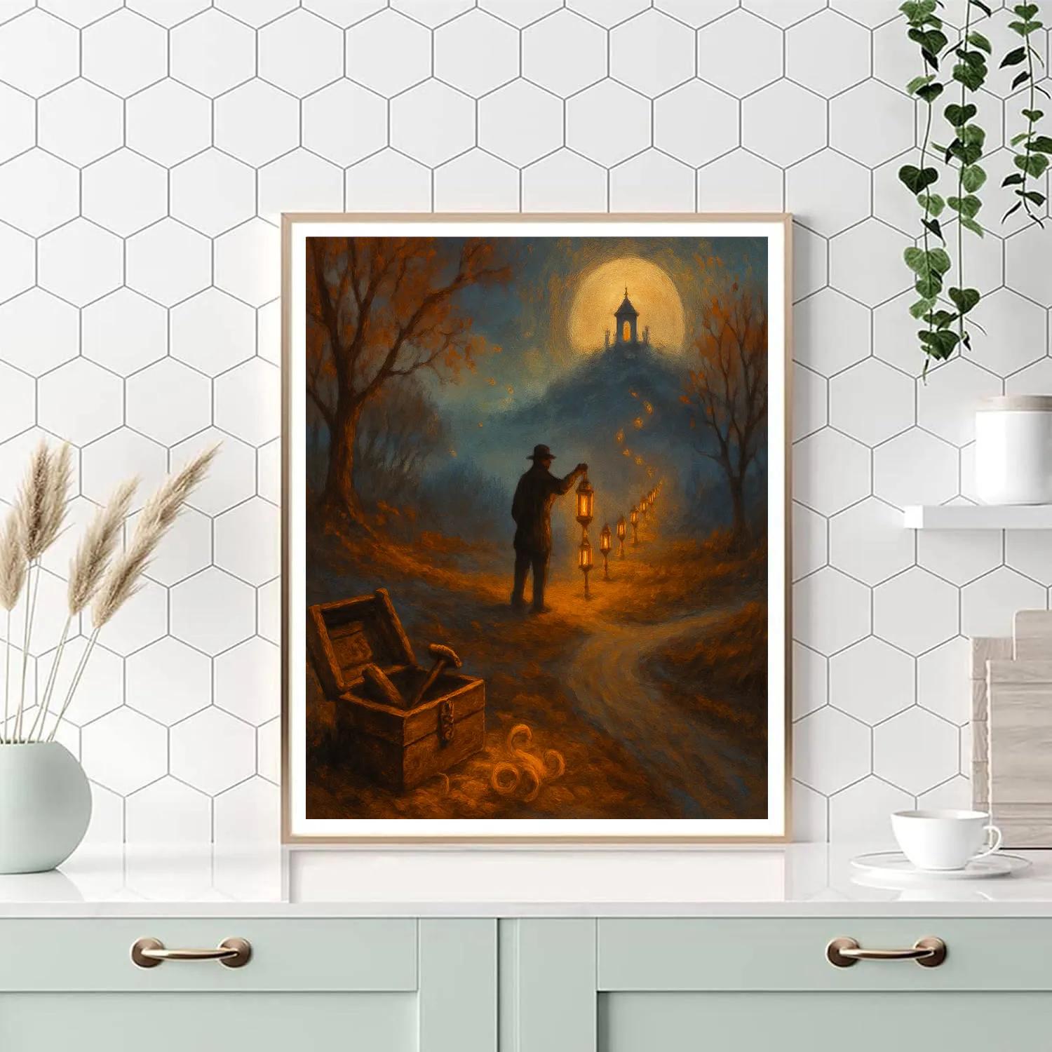 The Lanternwrights Crossroads painting number kit