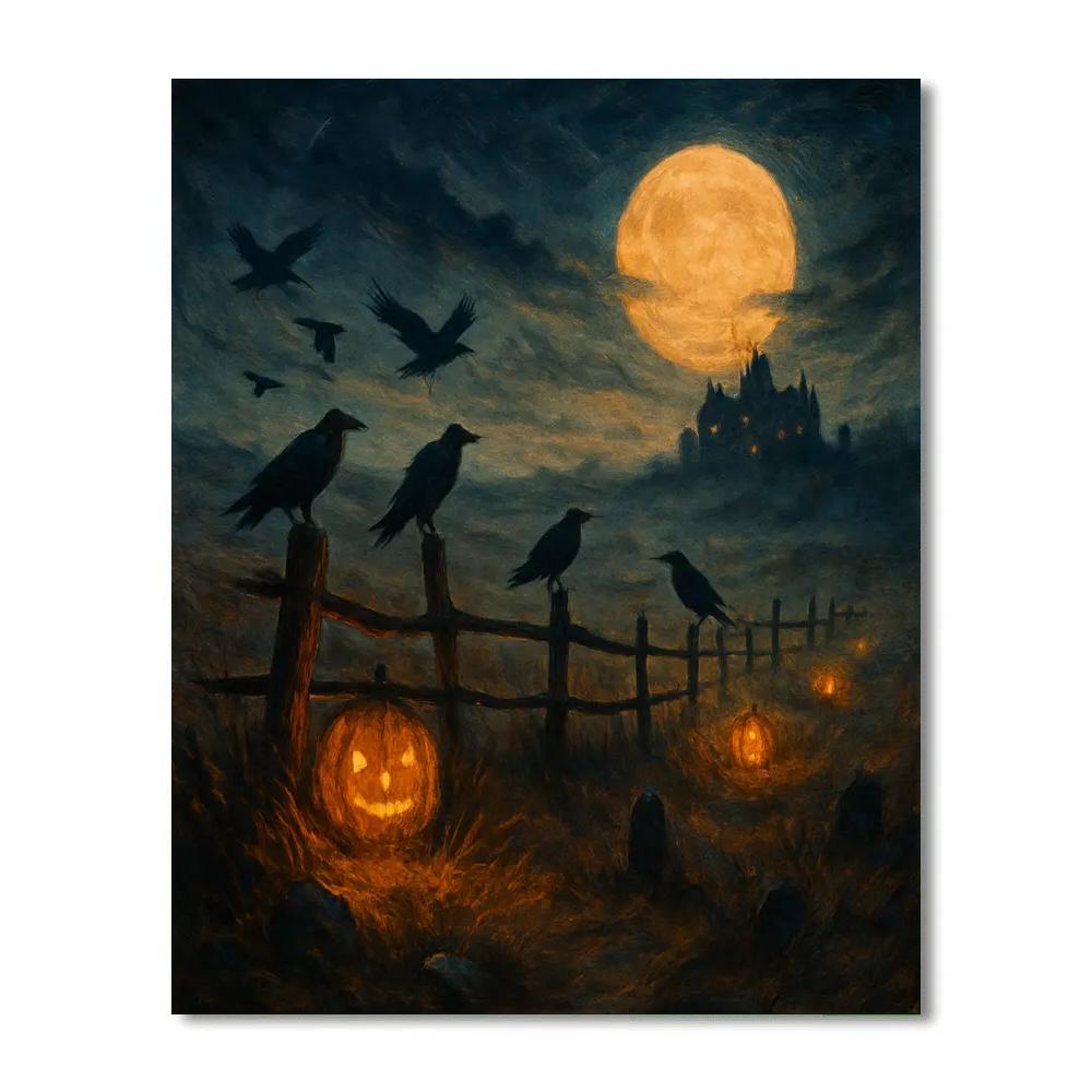 The Ravencourt Moors paint by number