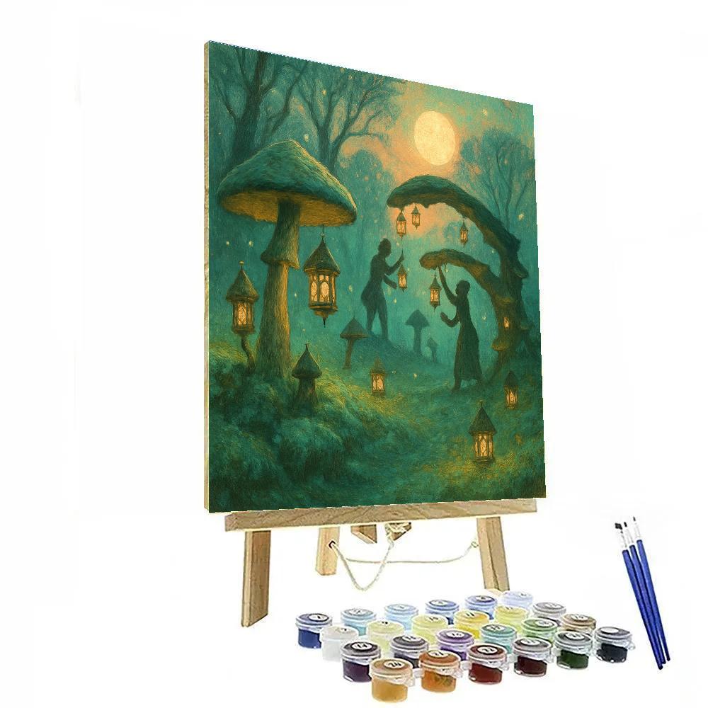 The Lanternmakers Glen paint by color