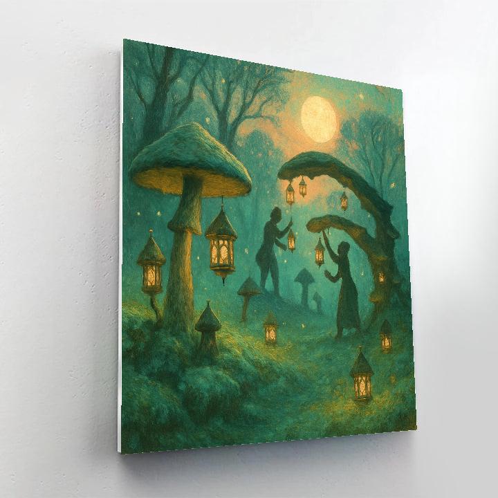 The Lanternmakers Glen paint by color