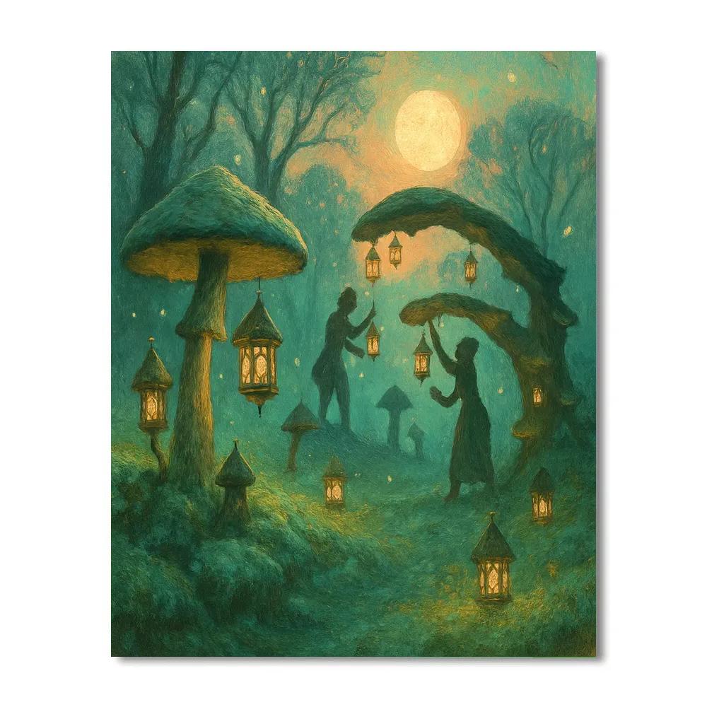 The Lanternmakers Glen paint by color