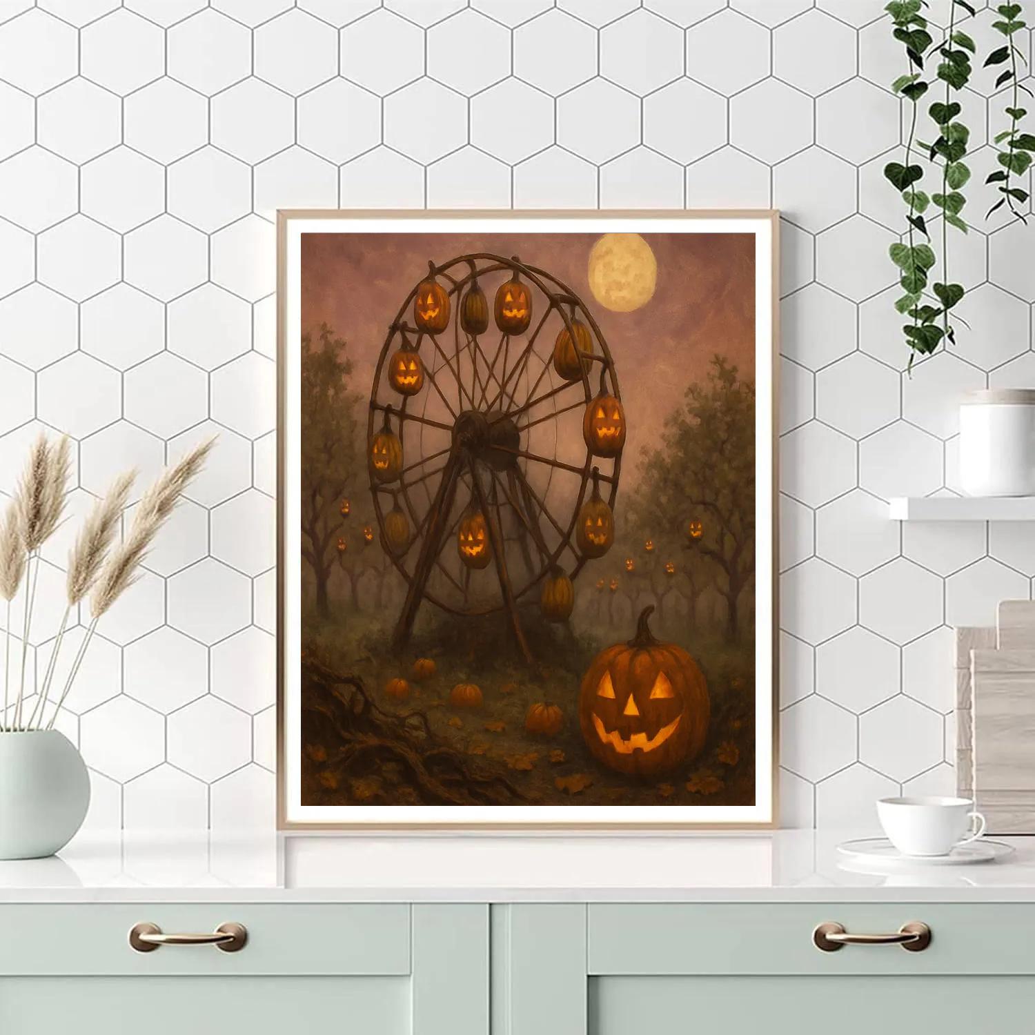 The Hollow Orchard Ferris painting number kit