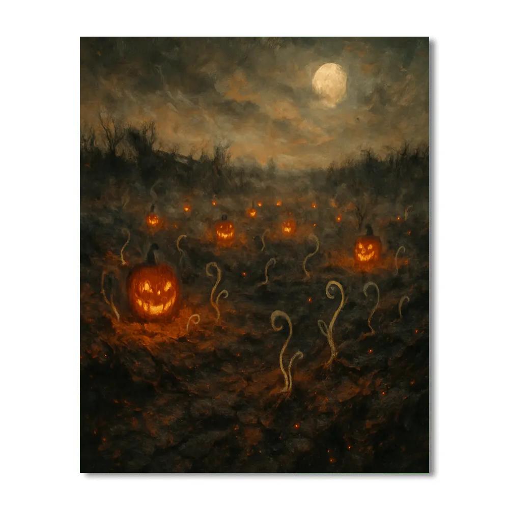 Lanterns Beneath The Ashes painting number kit