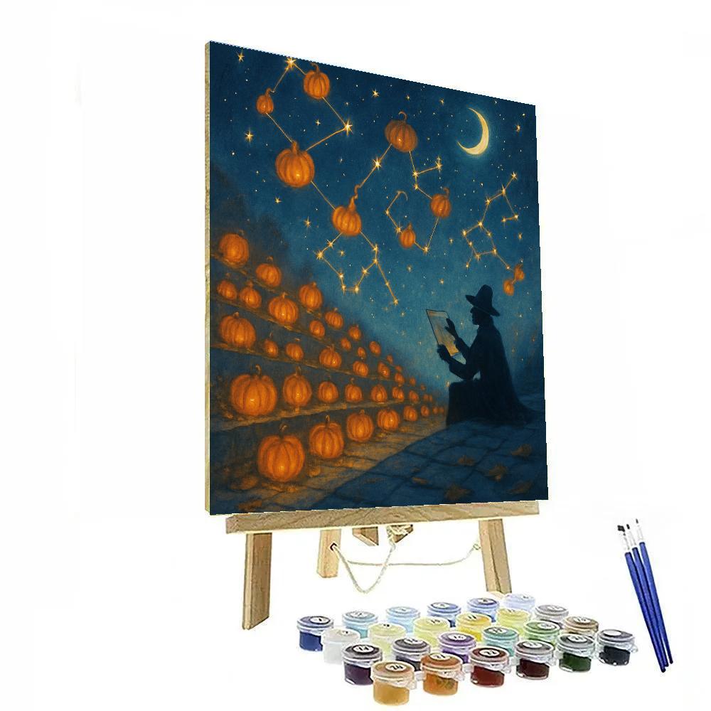 Starlit Pumpkin Terrace paint by color