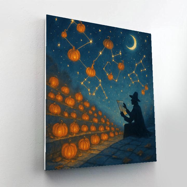 Starlit Pumpkin Terrace paint by color