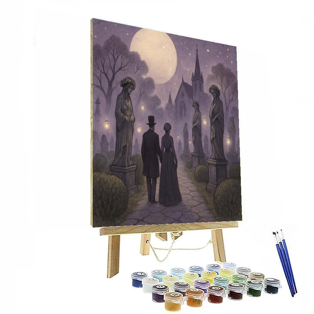 Moonshade Cemetery Promenade Numbered painting kits