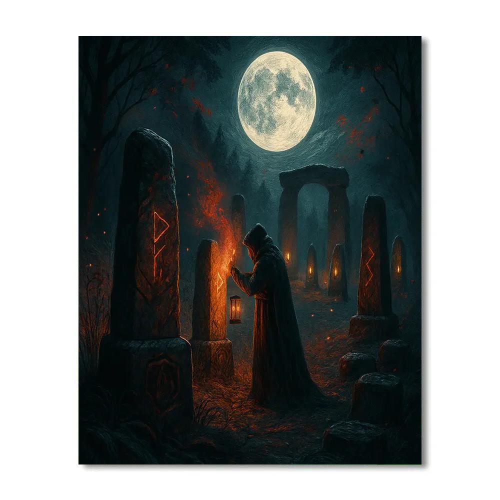 The Lanternkeepers Hollow Paint by numbers kits