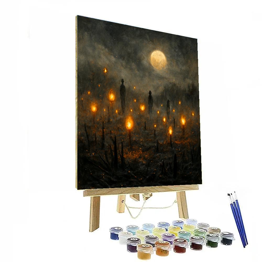 The Lanterns Of Cinderfield Numbered painting kits
